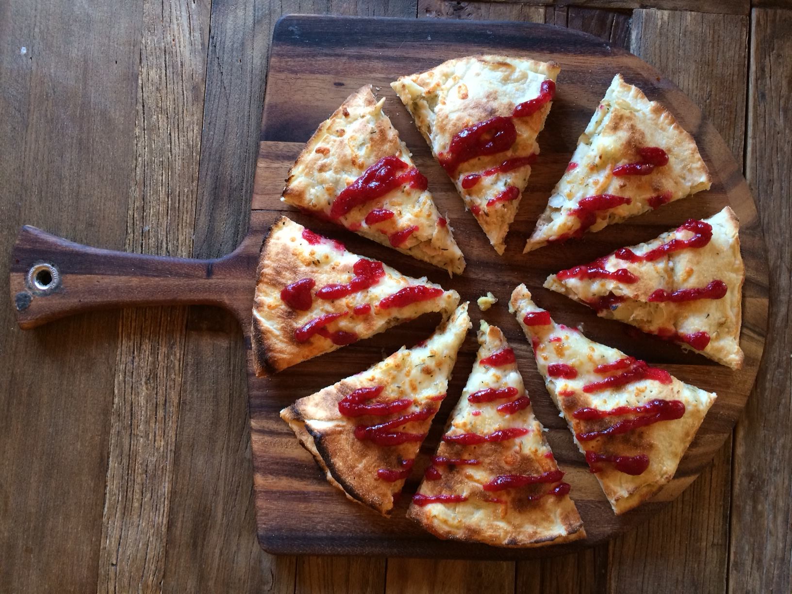 Stuffed Thanksgiving Pizza